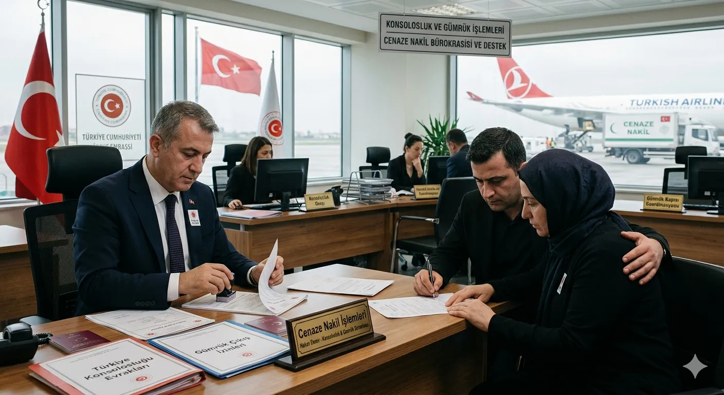 Konsolosluk ve Gümrük İşlemleri | Cenaze Nakil Bürokrasisi | Türkiye Funeral