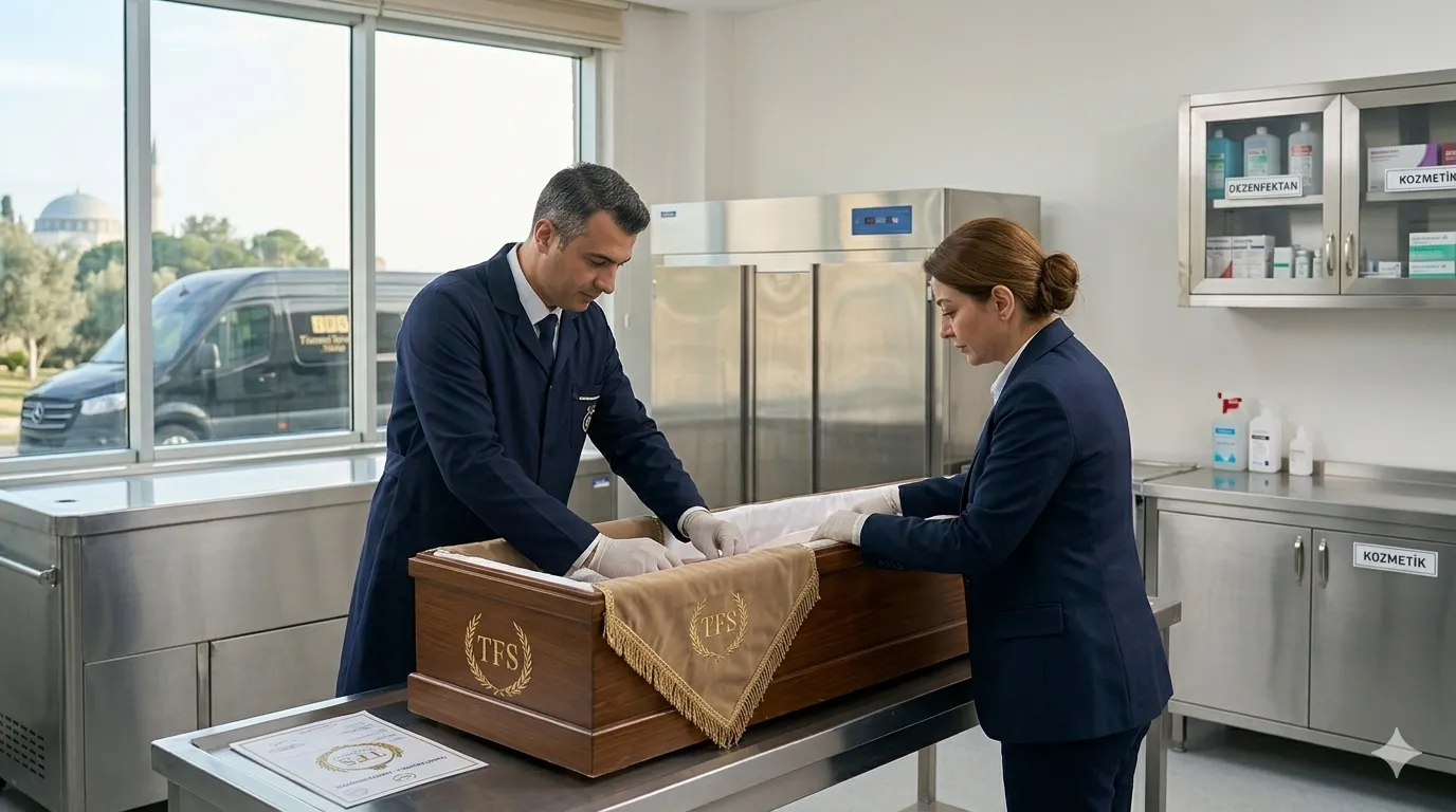 Tahnit Hizmeti ve Hijyenik Hazırlık | Uzman Kozmetik | Türkiye Funeral