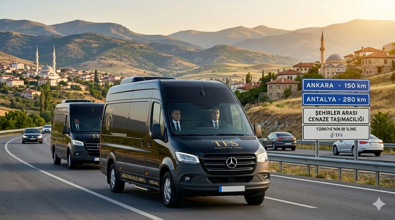 Şehirler Arası Cenaze Taşımacılığı | 81 İle Güvenli Nakil | Türkiye Funeral